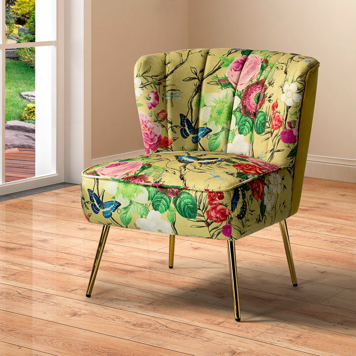 Etta Avenue™ Claudie Upholstered Side Chair & Reviews | Wayfair